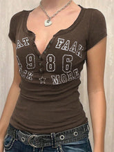 Graphic Printed Henley