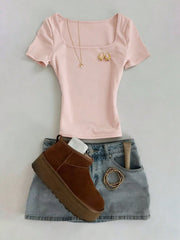 Square Neck Tee