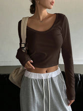 Scoop Neck Crop Top