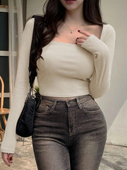 Wide Square Neck Top