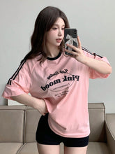 Round-Neck Oversized T-Shirt | Printed