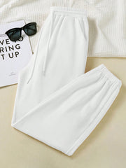 Drawstring Waist Sweatpants