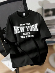 Round-Neck Oversized T-Shirt | Printed