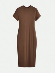 Round Neck Bodycon Dress