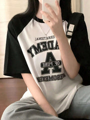 Round-Neck Oversized T-Shirt | Printed