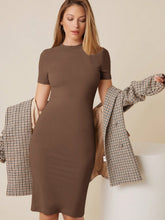 Round Neck Bodycon Dress