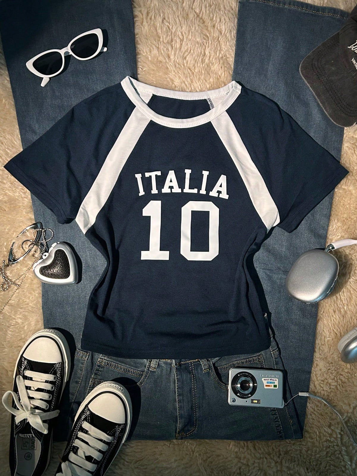 Italy Crop Tee