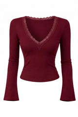 V Neck Lace