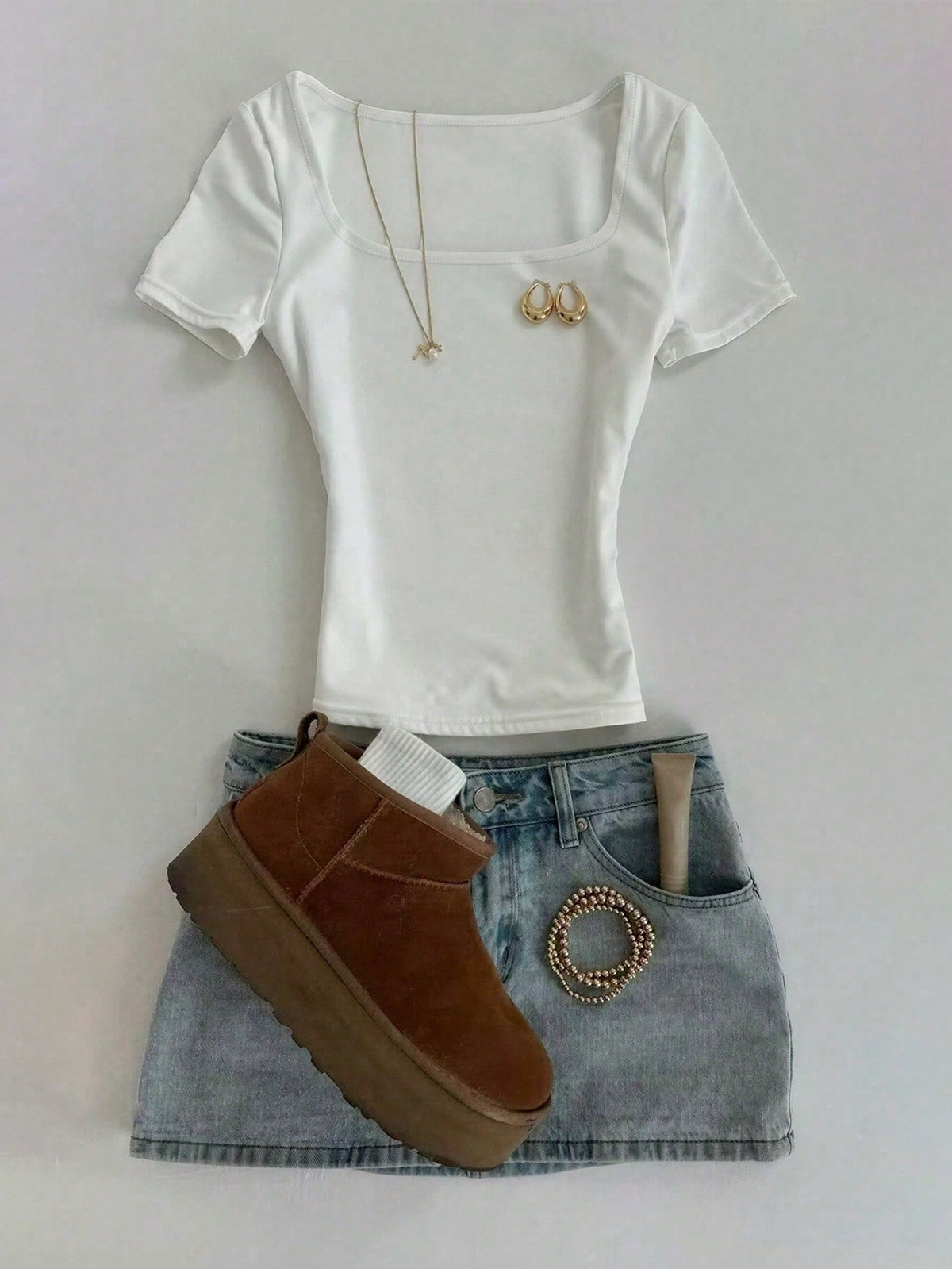 Square Neck Tee