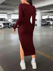 Sweetheart Neck Bodyconn Dress