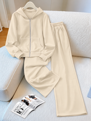Crop Zipper Co-Ord Set