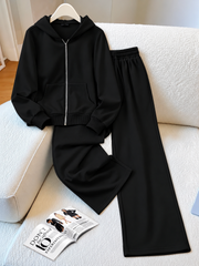 Crop Zipper Co-Ord Set