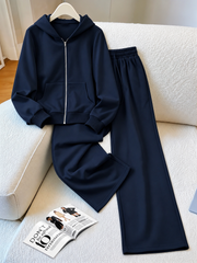 Crop Zipper Co-Ord Set