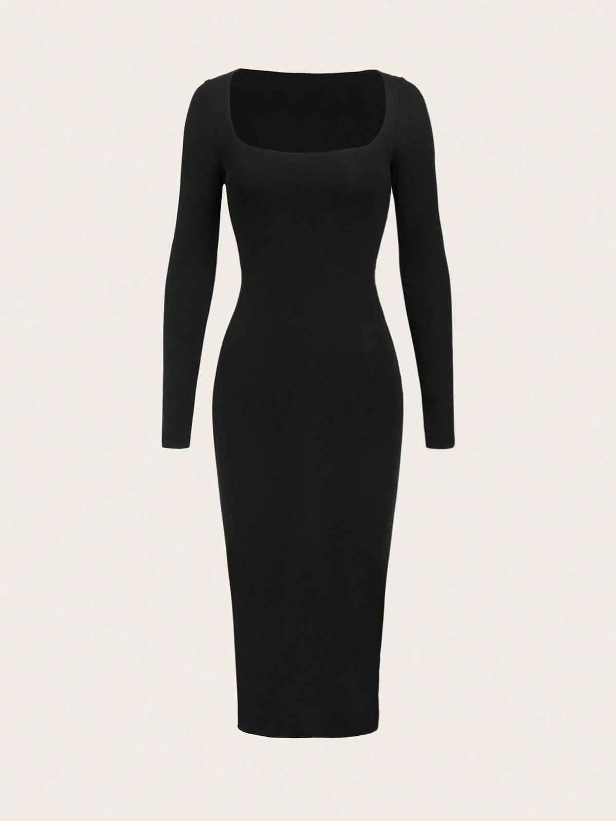 Square Neck Bodycon Dress